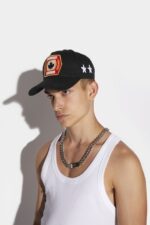 Dsquared2 Iconic BLACK D2-Baseball Cap