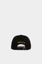 Dsquared2 Iconic BLACK D2-Baseball Cap - Image 3