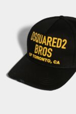 Dsquared2 Iconic BLACK D2 Baseball Cap - Image 5