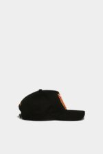 Dsquared2 Iconic BLACK D2-Baseball Cap - Image 5