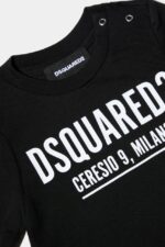 Dsquared2 Iconic BLACK D2 Kids T-Shirt - Image 3
