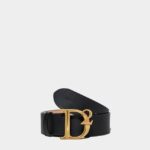 Dsquared2 Iconic BLACK D2 Statement Belt