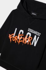 Dsquared2 Iconic BLACK D2Kids Hoodie - Image 3