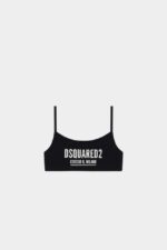 Dsquared2 Iconic BLACK D2Kids Sports Bra