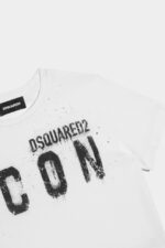Dsquared2 Iconic BLACK D2Kids T-Shirt - Image 3