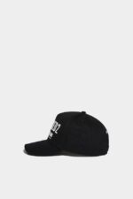 Dsquared2 Iconic BLACK/FANTASY Ceresio 9 Baseball Cap - Image 3