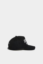 Dsquared2 Iconic BLACK/FANTASY Ceresio 9 Baseball Cap - Image 4