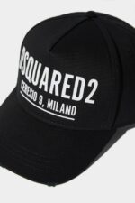 Dsquared2 Iconic BLACK/FANTASY Ceresio 9 Baseball Cap - Image 5