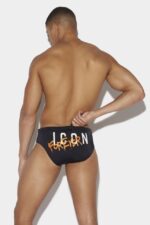 Dsquared2 Iconic BLACK/FANTASY Icon Forever Swim Brief