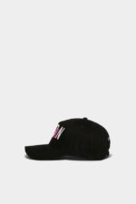 Dsquared2 Iconic BLACK Icon Forever Baseball Cap - Image 3