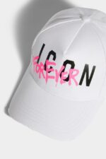 Dsquared2 Iconic BLACK Icon Forever Baseball Cap D2 - Image 5