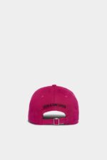 Dsquared2 Iconic BLACK Icon Spray Baseball Cap - Image 2