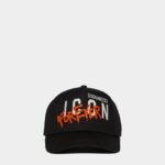 Dsquared2 Iconic BLACK Kids Baseball Cap D2