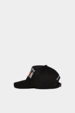 Dsquared2 Iconic BLACK Kids Baseball Cap D2 - Image 3