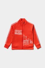 Dsquared2 Iconic BLACK/ORANGE D2Kids Sport Edtn.05 Zipped Sweater