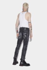 Dsquared2 Iconic Black Ripped Knee Wash Sexy Twist Jeans - Image 2