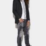 Dsquared2 Iconic Black Squat Cool Guy Denim Jeans