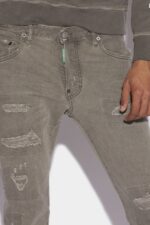 Dsquared2 Iconic Black Tab Partially Organic Cotton Skater Jeans - Image 3