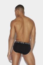 Dsquared2 Iconic BLACK/WHITE Be Icon Brief - Image 2