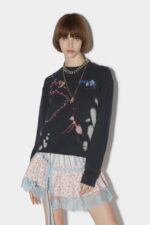 Dsquared2 Iconic Bleached Leaf Sweater