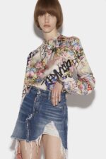 Dsquared2 Iconic Bow Blouse - Image 3