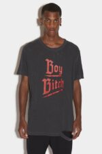 Dsquared2 Iconic Boybitch Destroy T-Shirt - Image 3