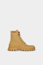 Dsquared2 Iconic BROWN/IVORY Tank Combat Boots D2