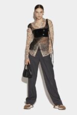 Dsquared2 Iconic BROWN Slouchy Trousers