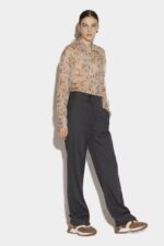 Dsquared2 Iconic BROWN Slouchy Trousers - Image 3