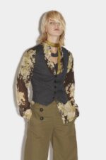 Dsquared2 Iconic BROWN The Caten Vest - Image 3