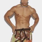 Dsquared2 Iconic Camo Spray Midi Boxer