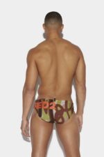 Dsquared2 Iconic Camo Spray Swim Brief - Image 2