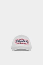 Dsquared2 Iconic Cartoon Baseball Cap WHITE
