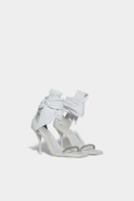 Dsquared2 Iconic Cassandra Heeled Sandals WHITE/BLACK - Image 3