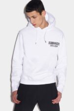 Dsquared2 Iconic Ceresio 9 Cool Hoodie WHITE/BLACK