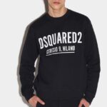 Dsquared2 Iconic Ceresio 9 Cool Sweater WHITE/MILITARY GREEN