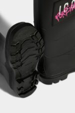 Dsquared2 Iconic Ceresio 9 Rain Boots BLACK D2 - Image 5