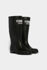 Dsquared2 Iconic Ceresio 9 Rain Boots BLACK D2 BLACK - Image 3