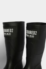 Dsquared2 Iconic Ceresio 9 Rain Boots BLACK D2 BLACK - Image 4