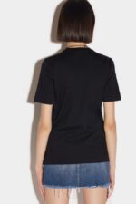 Dsquared2 Iconic Ceresio 9 Renny T-Shirt WHITE/BLACK - Image 2
