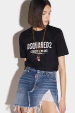Dsquared2 Iconic Ceresio 9 Renny T-Shirt WHITE/BLACK