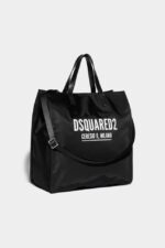 Dsquared2 Iconic Ceresio 9 Shopping Bag D2 BLACK - Image 3