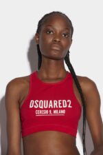Dsquared2 Iconic Ceresio 9 Sport Bra BLACK/RED - Image 3