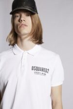 Dsquared2 Iconic Ceresio 9 Tennis Polo WHITE - Image 4