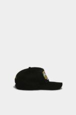 Dsquared2 Iconic Chinese NY Baseball Cap BLACK/RED - Image 5
