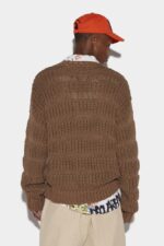 Dsquared2 Iconic Chunky Knit Sweater WHITE - Image 2