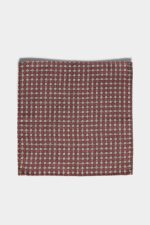 Dsquared2 Iconic Classic Pocket Square D2 BORDEAUX - Image 2