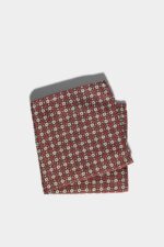 Dsquared2 Iconic Classic Pocket Square D2 BORDEAUX