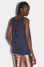 Dsquared2 Iconic Combo Destroy Tank Top - Image 2