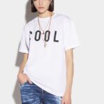 Dsquared2 Iconic Cool Smoke T-Shirt D2 WHITE/BLACK